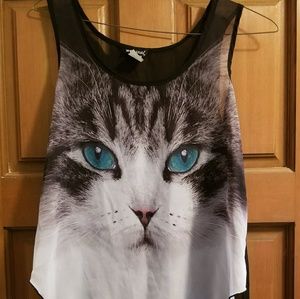 Wet Seal Cat Tank, never worn
